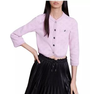 Maje Menthe Cardigan NWT